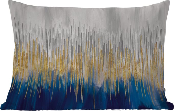 Buitenkussens - Tuin - Abstract - Schilderij - Olieverf - 50x30 cm
