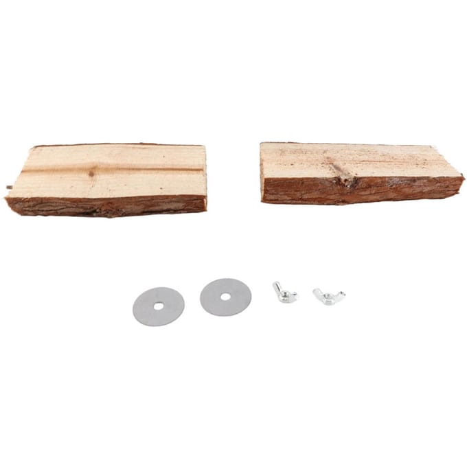 2 STuks Houten Vogelzitstok Stand Papegaai Platform Hangende Zitstok Speelgoed Vogelkooi Accessoires beige