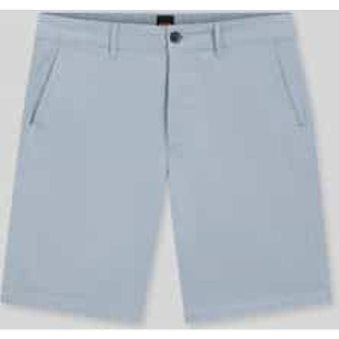 slim fit chino-short van katoenmix