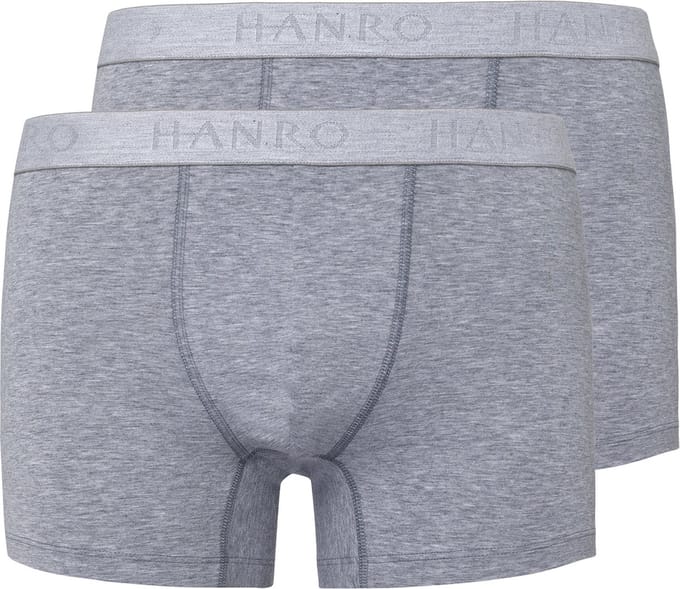 Hanro Cotton Essentials Korte short - 2 Pack Noir - 073078-0019 - M