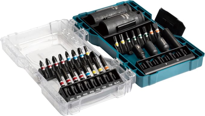 Makita Schroefbitset met krachtkoppen 30-delig - E-07060 met hard case