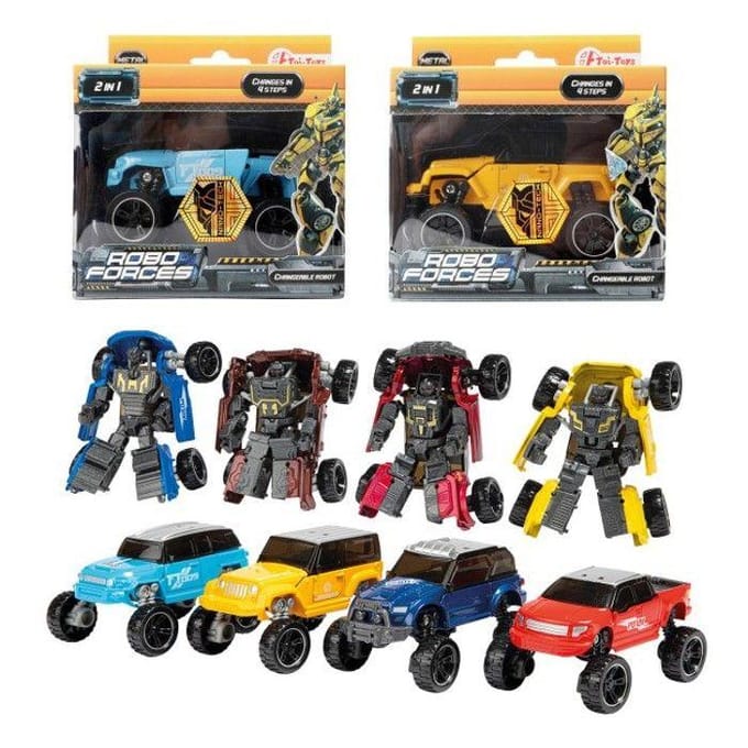 Roboforces Changer Robot Pick-up Truck Metal