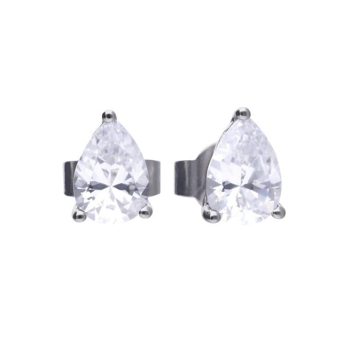 Diamonfire Zilveren Oorknoppen Dainty Drop Shape 806.0451.00