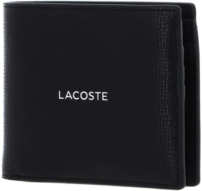 LACOSTE portemonnee Billfold Coin Wallet Noir zwart