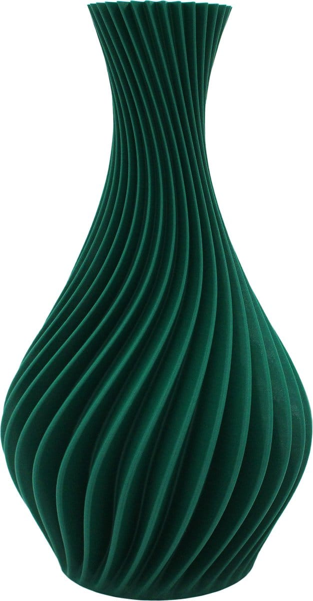 Rome Vaas Groen | 32CM | Woonaccessoires | Home Deco | Binnen Decoratie- Professionele 3D Print - 100% Waterdicht