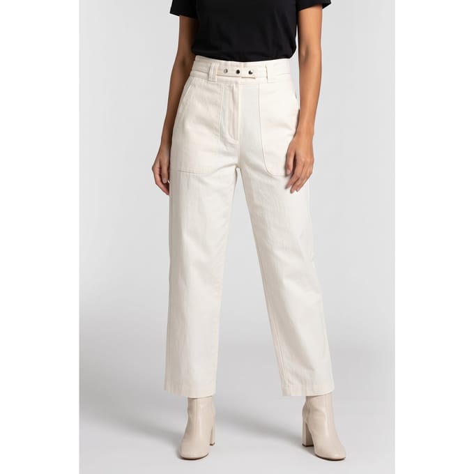 IRO Paris Zoannah Trouser White Taglia: 38 | Pantaloni Outlet | Donna | Bianco