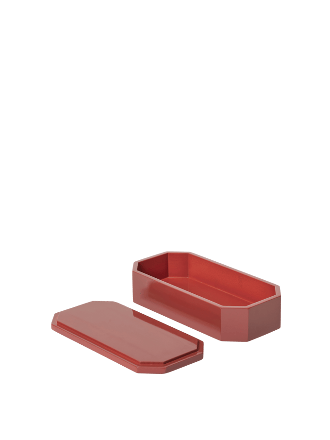 Ferm Living Nova opbergdoos - 20 x 10 cm - FermLivingPicanteRed