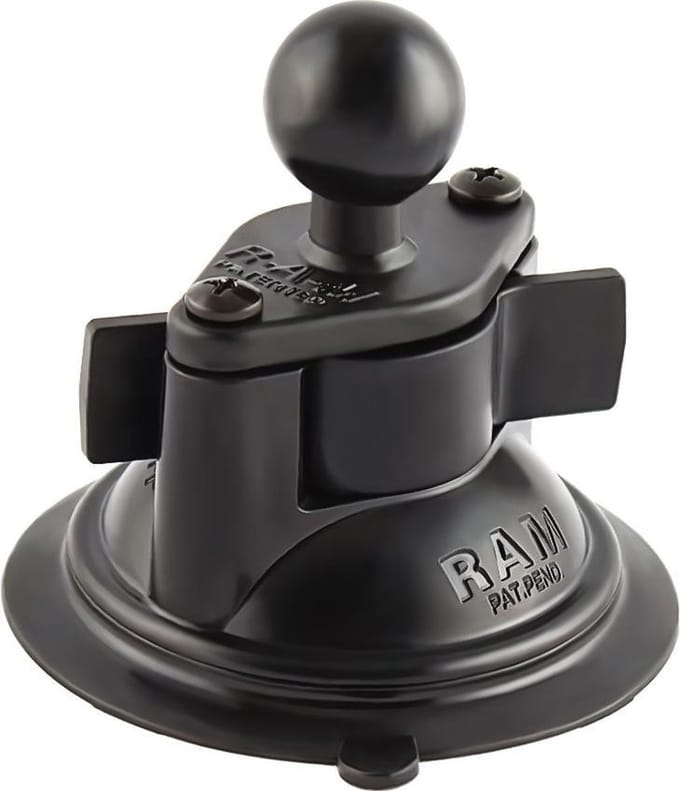 RAM Mounts Twist Lock Zuignap. zwart. one Maat