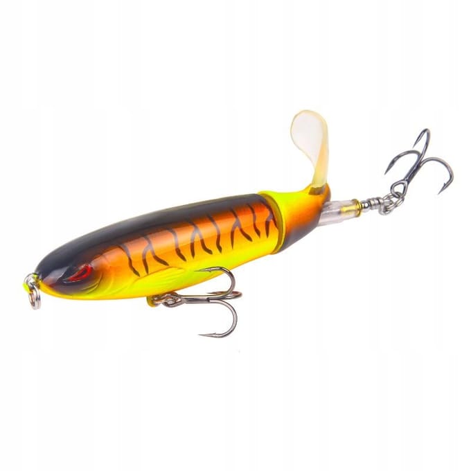 Popper Flopper Wobbler - Topwater Vangst voor Snoek, Baars & Meerval