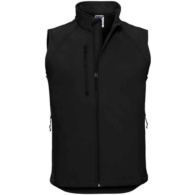 Russell Heren Softshell Gilet (Zwart)
