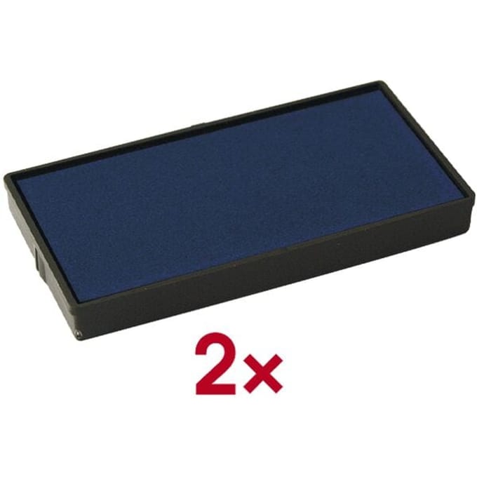 COLOP vervangstempelkussen E/40, blauw, dubbelverpakking