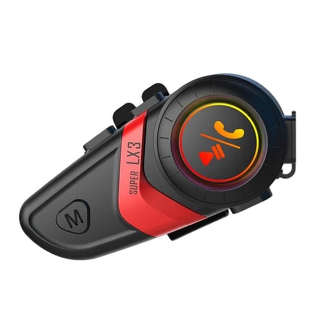Motorhelm-headset Draadloze Bluetooth 5.0-oortelefoon Handsfree bellen Muziek gray