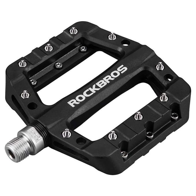 Rockbros 2017-12CBK - MTB Pedaal Set - Antislip - Nylon en Staal - Zwart