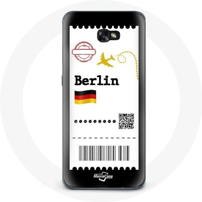 Case voor Samsung Galaxy A8 2016 Berlijn vliegticket
