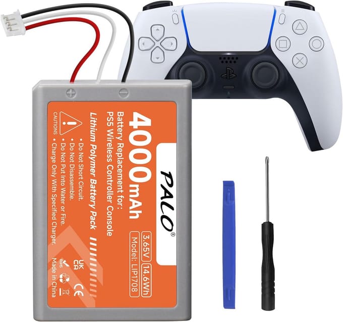 Oplaadbare Controller Batterij Hoog Capaciteit voor PS5 Dual Sense Wireless Controller