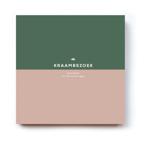 Kraambezoek boek - invulboek kraamvisite - Leukigheidjes