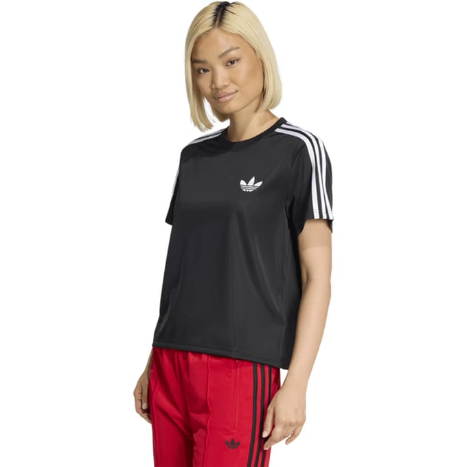 Adidas Firebird T-shirts Dames - Zwart - Maat S (34-36) - Poly Mesh