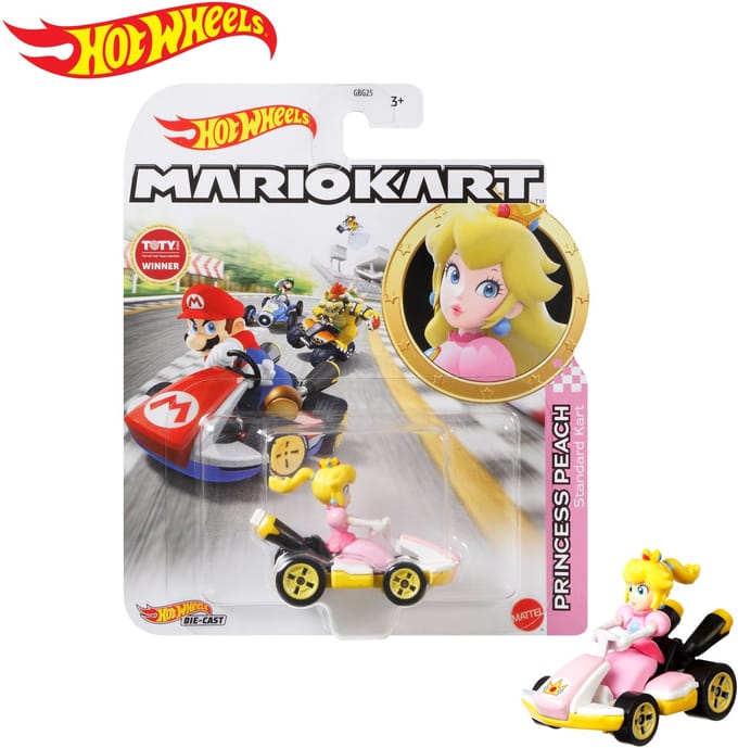 Hot Wheels - Mario Kart 1:64 Replica - Peach