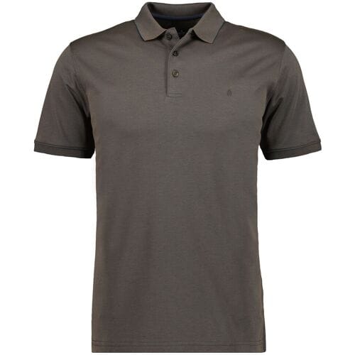 Ragman Uni Polo Light Cotton Mix Donker Taupe / male