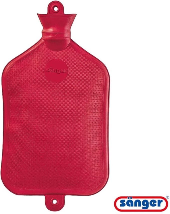 Sänger - Effen Rode - Warmwaterkruik - XXL - 3 Liter