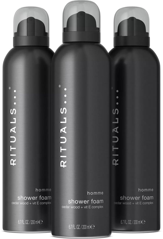 Rituals The Ritual of Homme Shower Foam - Doucheschuim - 3 x 200 ml