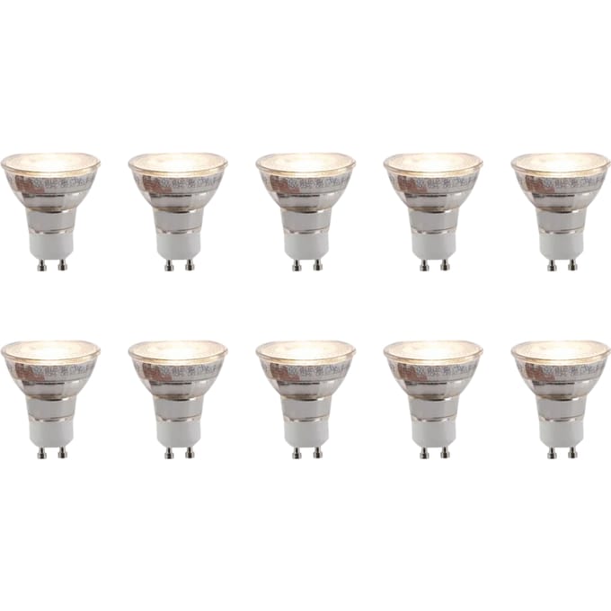 Set van 10 - Lucide Reflector GU10 Spot - Ø 5 cm - 8 W