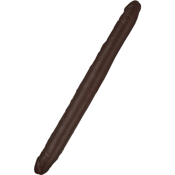 Dr. Skin - Realistische Dubbele Dildo 40 cm - Chocolate