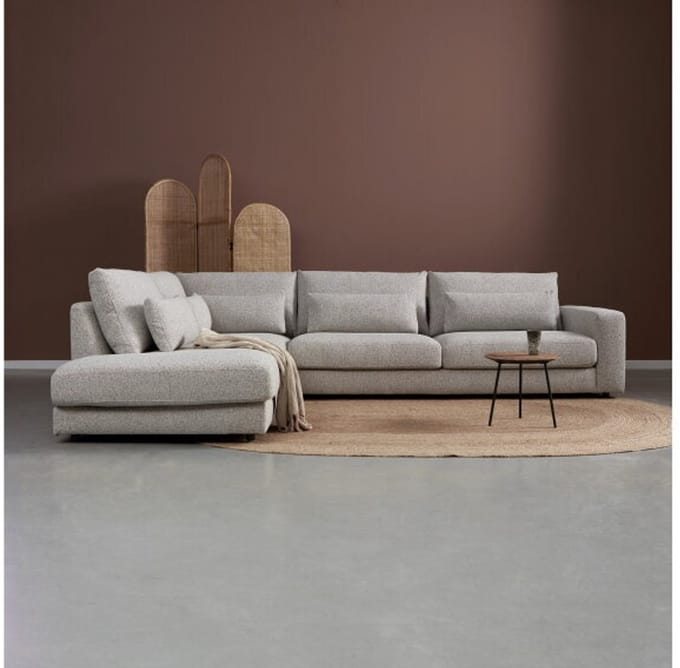 PEPP interiors Hoekbank COMO met ottoman links - Puente 09