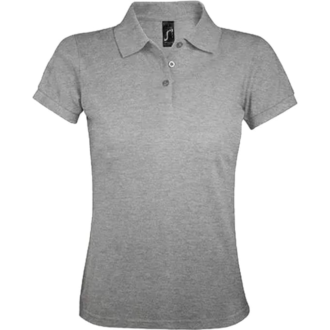 SOLS Dames/Dames Prime Poloshirt (Grijze Melange)
