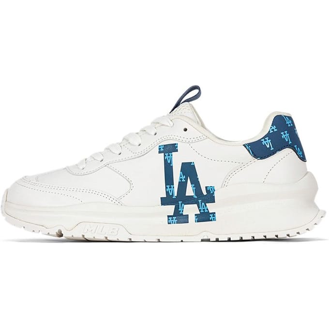 MLB Chunky Runner Mode Rétro Sport Basse Top Chaussures de Course Décontractées Baskets Unisexe Bleu Foncé 3ASHCRM3N-07NYD 36.5 white