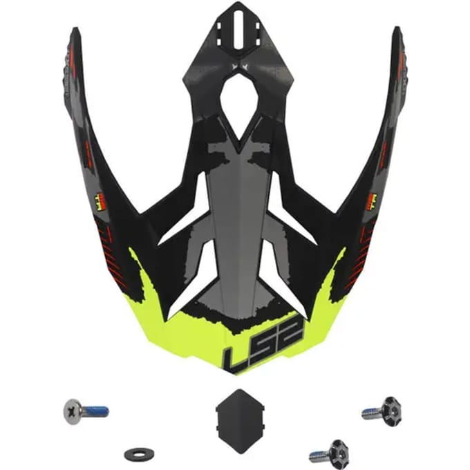 Vervangende visier voor crossmotorhelm LS2 MX701 Extend