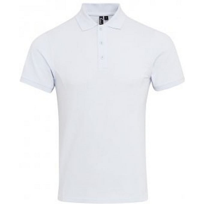 Premier Heren Coolchecker Plus Piqu Polo Shirt (Wit)