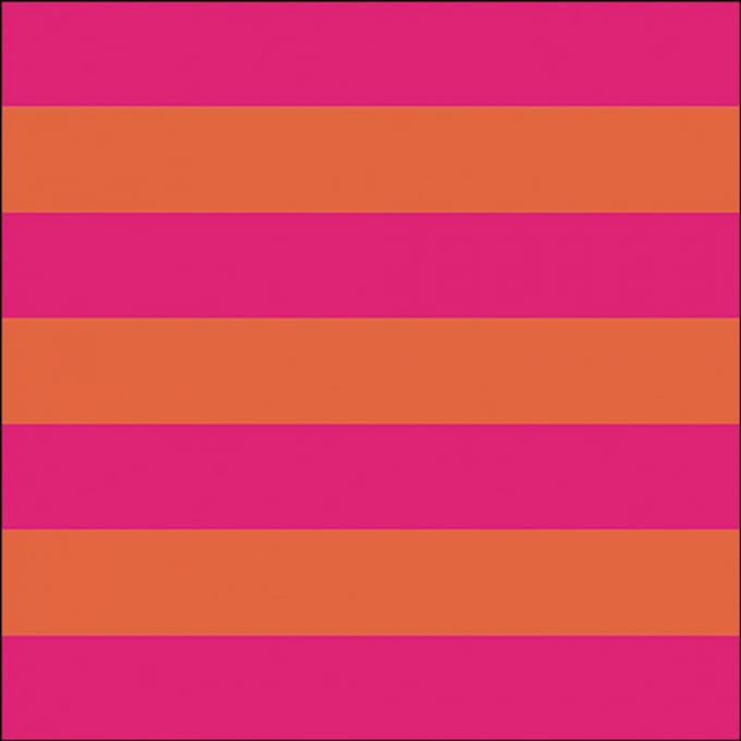 Lunch Servetten Block stripe orange/pink - Ambiente - 33x33 cm