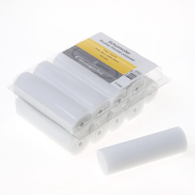 Copenhagen Pro schuim super fijn aflakroller - 11 cm - recht - **** (10)