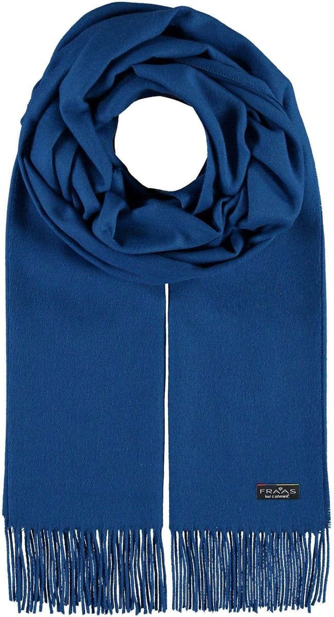 FRAAS Sjaal Pure Polyacrylic Scarf Royal Blue Blauw