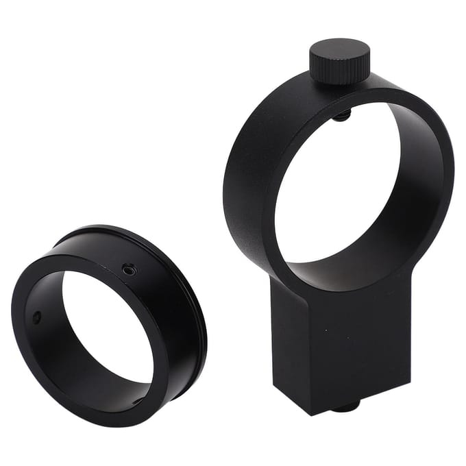 Microscoop Lens Ring Adapter Aluminiumlegering Microscoop Camera Adapter Focusserende Beugel Houder 42mm black
