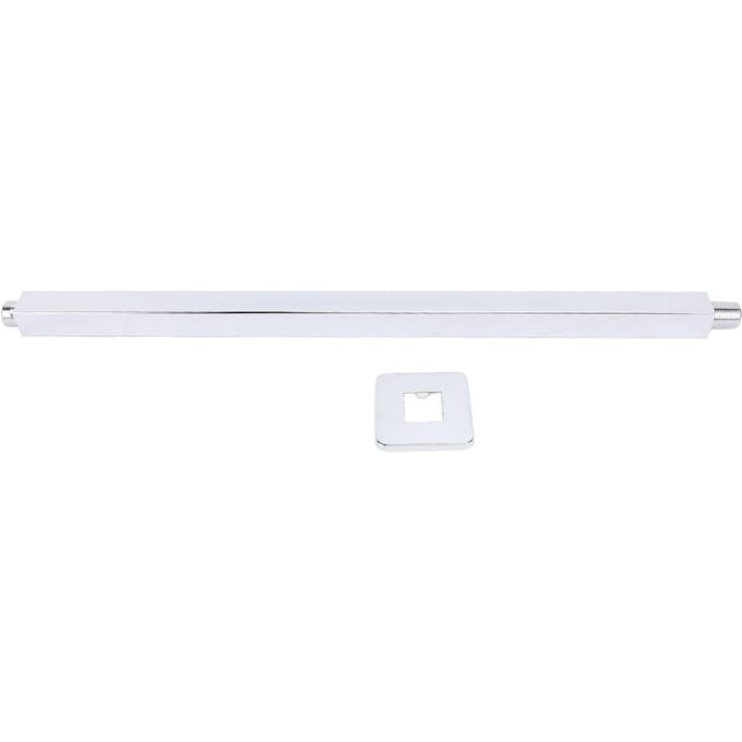 Plafond Douchearm Multifunctioneel Roestvrij Staal Vierkant Regendouchekop Rechte Arm 61cm / 24in 61cm white