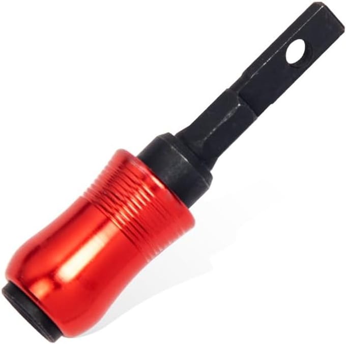 Schroevendraaier Bit Houder - Verlengstuk Adapter - Multi-Tool Gebruik - Magnetische Platte Eind - 2.48 Inch Gevouwen - Rood