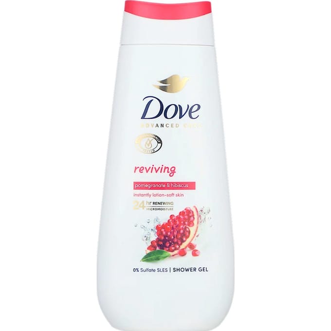 Dove Reviving Body Wash With Pomegranate &amp; Hibiscus Tea 225 ml