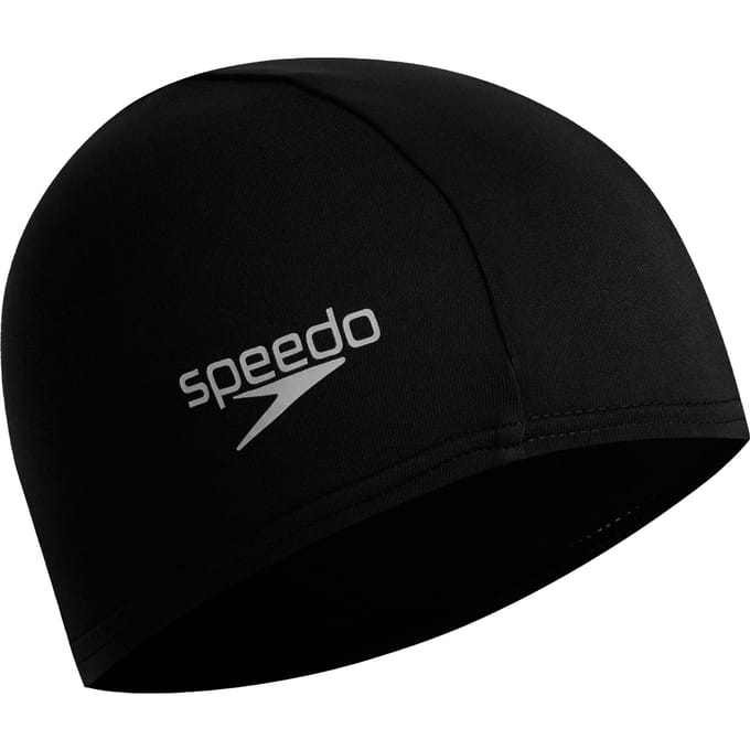 Speedo Unisex Volwassen Polyester Zwemcap (Zwart)