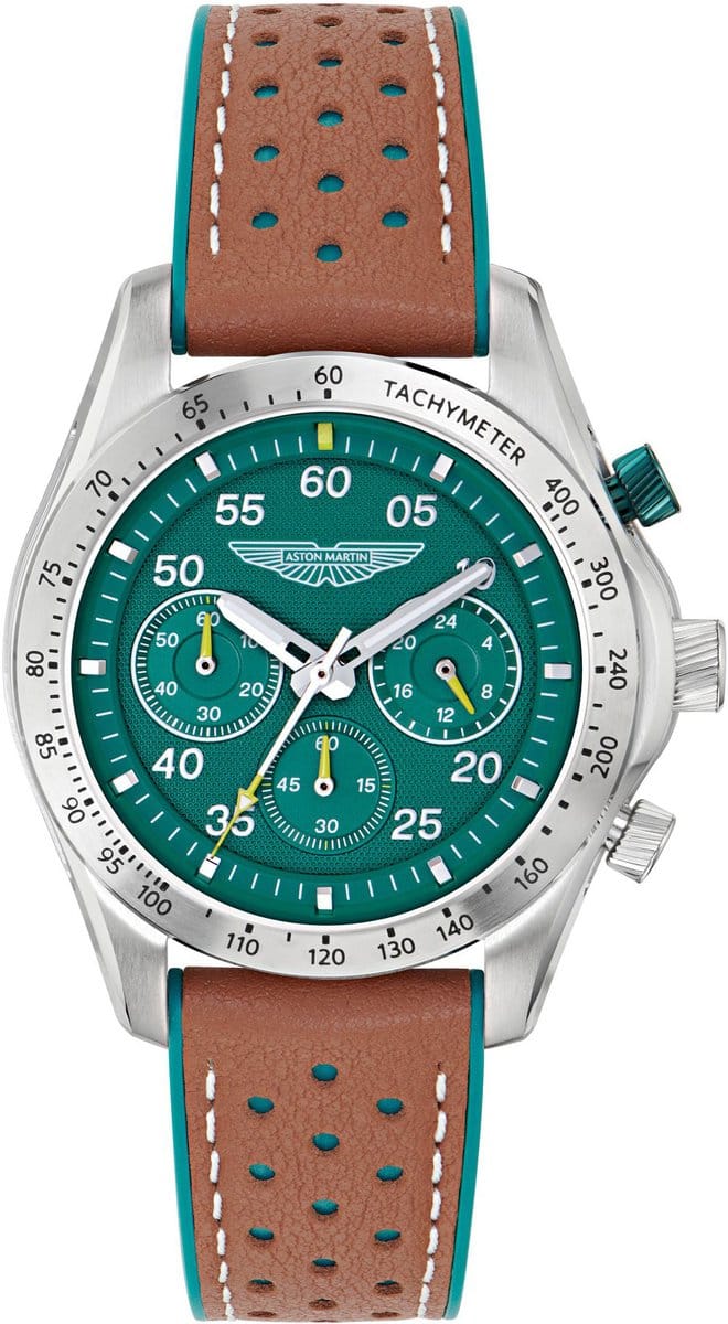 Aston Martin Aml Thrill SGT W MTRS1F501 Horloge - Siliconen - Bruin - Ø 42 mm