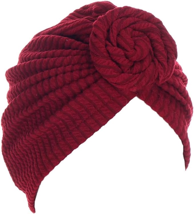 Jumada's - Tulband - Head wrap - Hoofdbedekking - Haar cover - Chemo Muts - Rood - One size