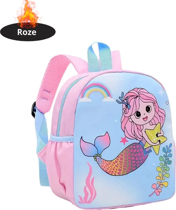 Nivard Rugzak - Meisje - Jongens - Backpack - Schooltas - Laptoptas - Zeemeermin