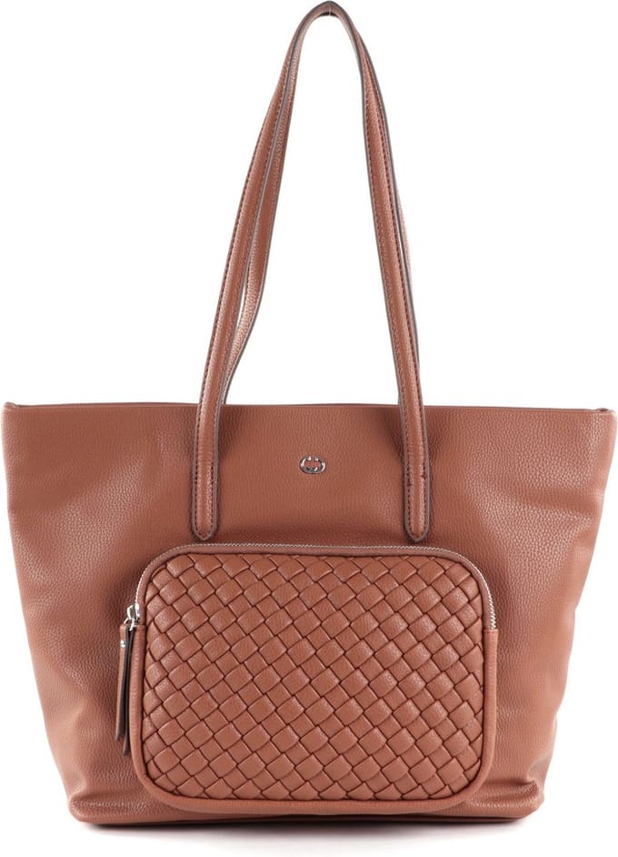 GERRY WEBER Schoudertas Wave Shopper LHZ Cognac Bruine