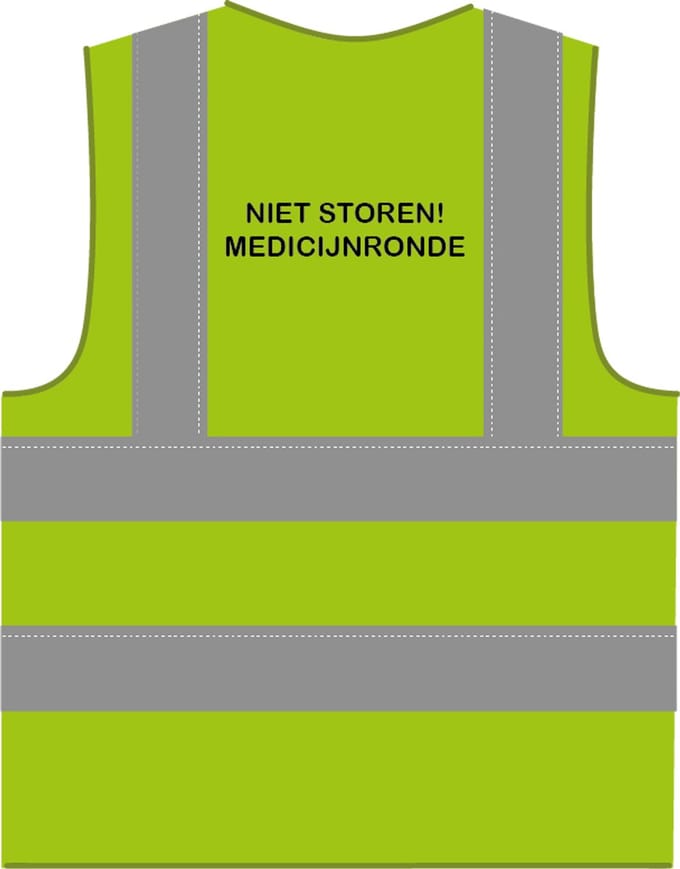 Medicatie hesje RWS limoengroen