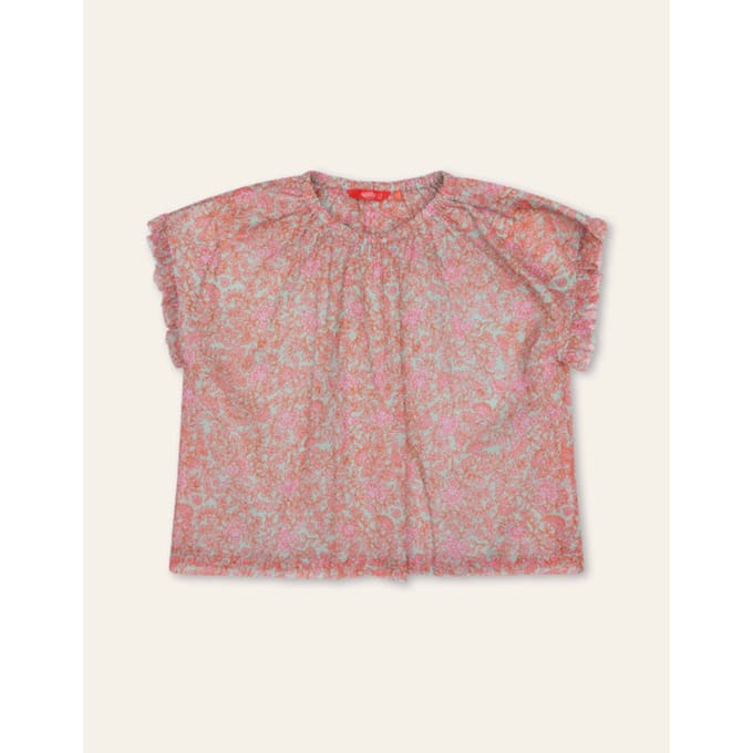 Oilily Bazar Blouse- maat140/10yr Surf Spray