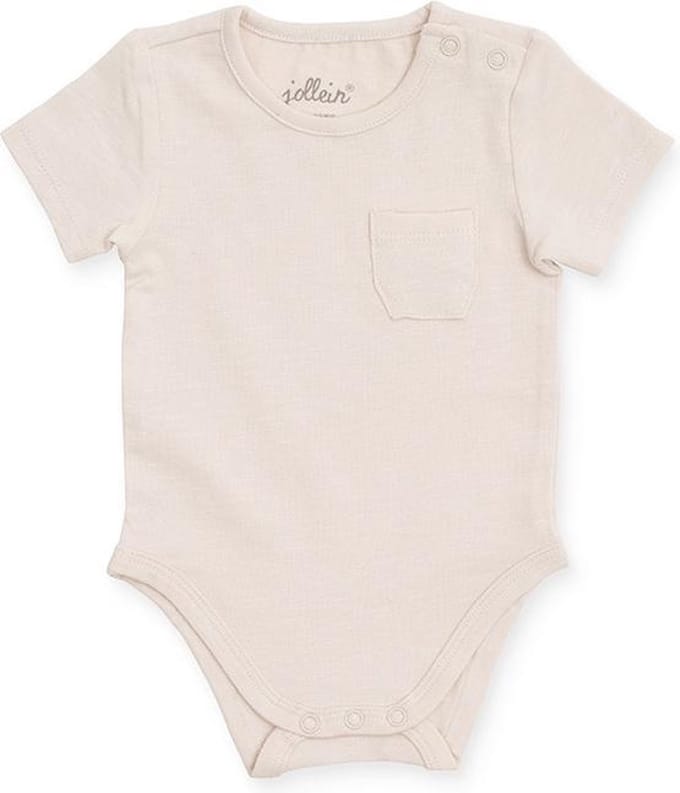 Jollein Romper korte mouw 74/80 Forest off-white