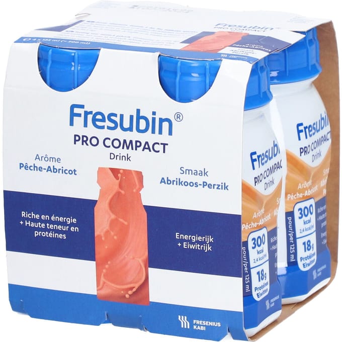 Fresubin® Compact Pro Abrikoos Perzik 4x125 Vloeistof