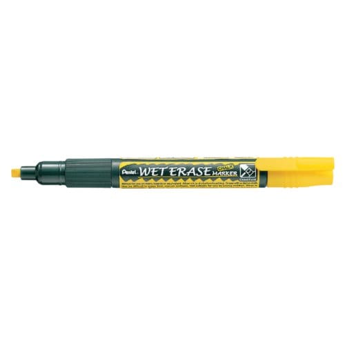 Liquid chalk markers Pentel Wet Erase Geel 12 Stuks