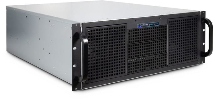 Inter-Tech IPC 4U-40255 - Case - Server (Rack) - Zwart